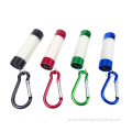 Carabiner Telescopic Flashlight Portable LED Keychain